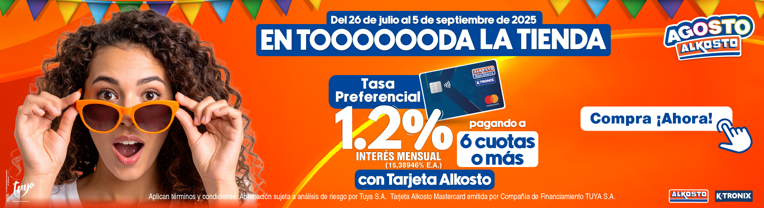 Agosto Alkosto Tasa Preferencial