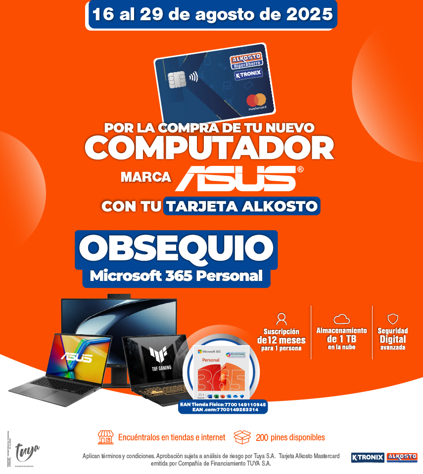 Office_Asus Tarjeta Alkosto