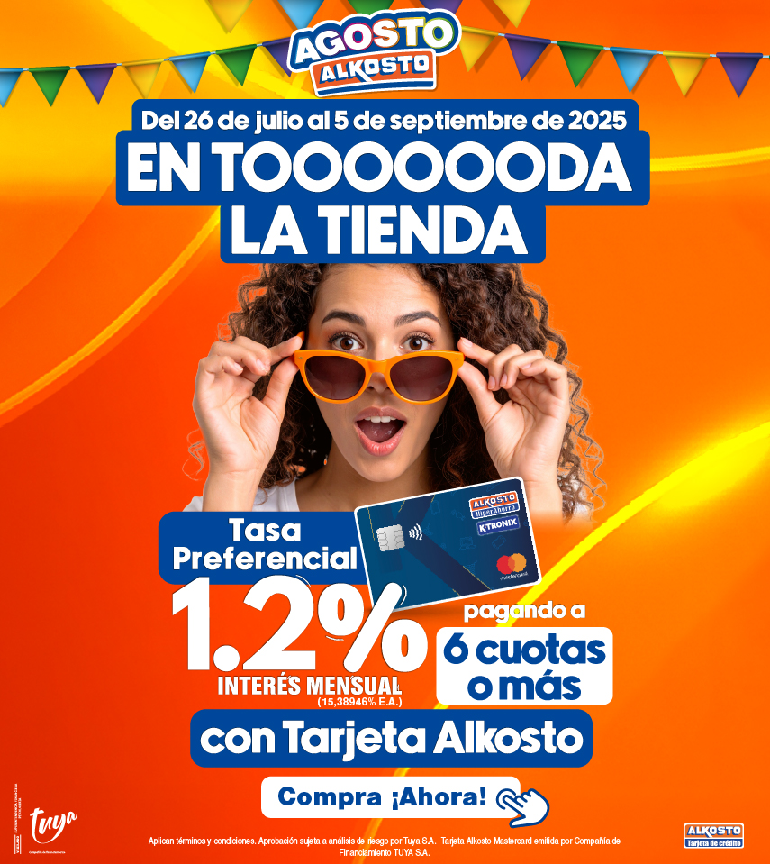Agosto Alkosto Tasa Preferencial Mobile