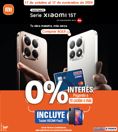 Banner 0% Interés Xiaomi TCA