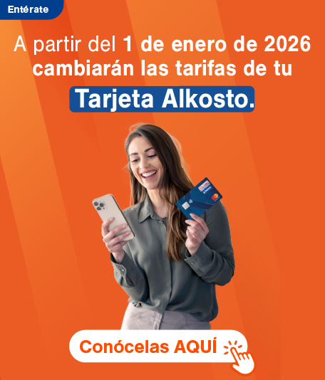 Banner Tarifas 2026 Tarjeta Alkosto