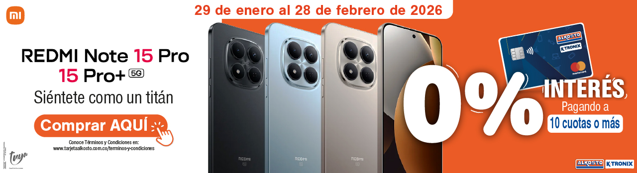 Banner 0% Xiaomi Redmi Note 15PRO - TCA