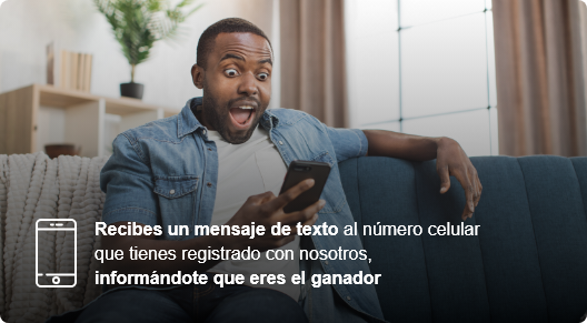 Recibes un mensaje de texto