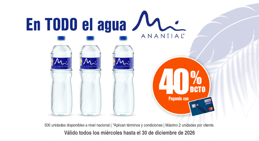 40% Agua Manantial
