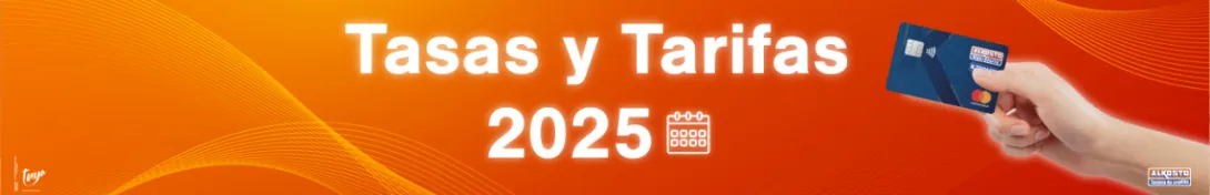 Banner tasas y tarifas